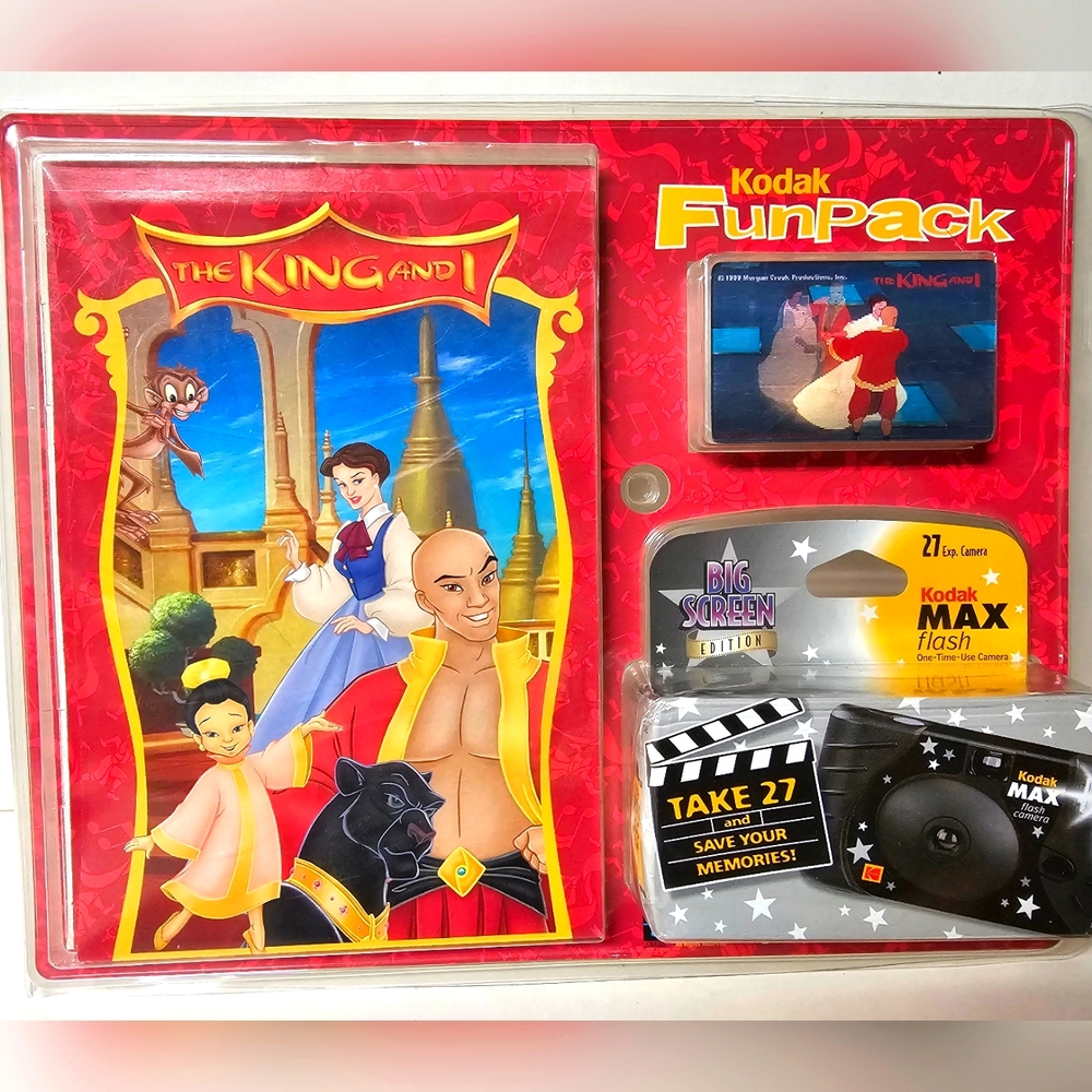 VERY RARE "The King And I" 1999 Kodak FunPack